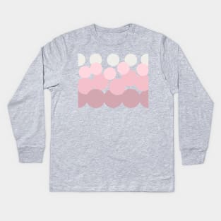 Pink Dots Kids Long Sleeve T-Shirt
